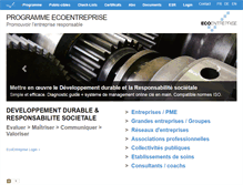 Tablet Screenshot of ecoentreprise.ch